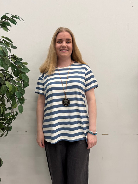 Marianne t-paita farkunsininen + koru 42/44