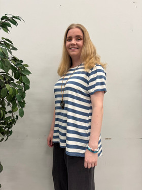 Marianne t-paita farkunsininen + koru 42/44