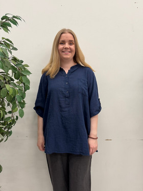 Marjatta paitapusero tummansininen