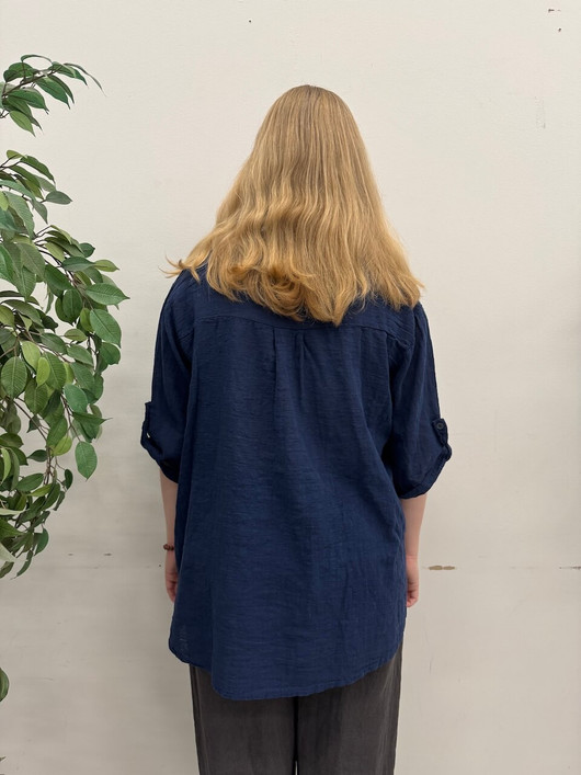 Marjatta paitapusero tummansininen
