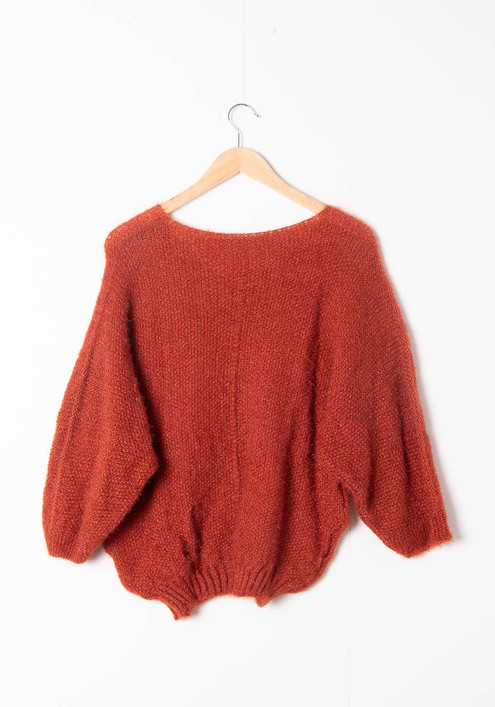 Miisa neulepusero terracotta