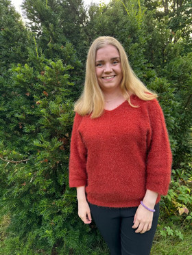 Miisa neulepusero terracotta