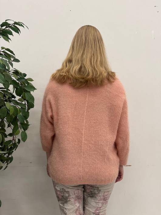 Miisa neulepusero vaaleanpunainen