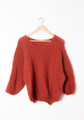 Miisa neulepusero terracotta