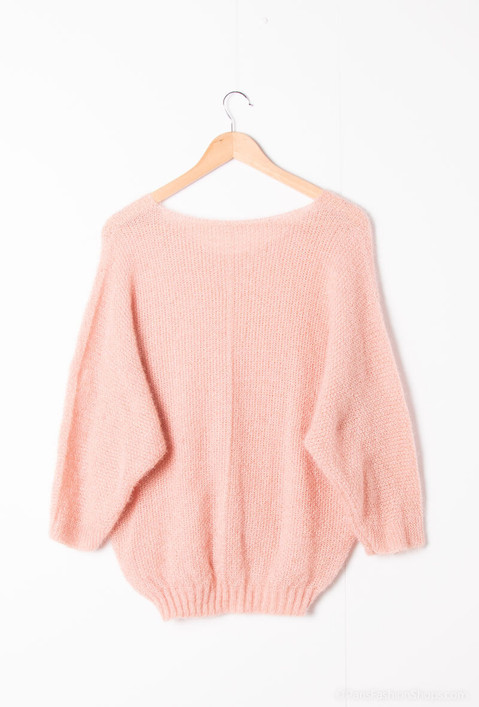 Miisa neulepusero vaaleanpunainen