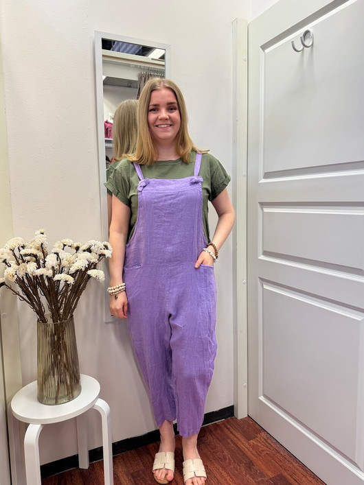 Mona pellavahaalari lila