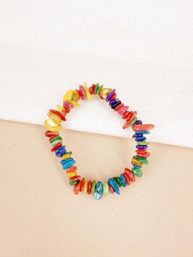 Natural stone rannekoru monivärinen