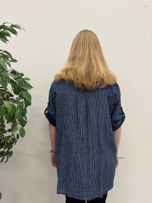 Oona paitapusero raidat tummansininen