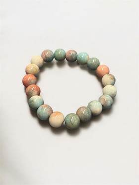 Helmirannekoru vihreä/koralli