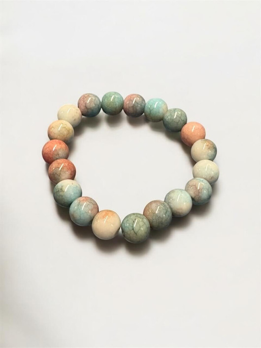 Helmirannekoru vihreä/koralli