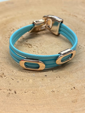 Rannekoru soikio vaaleansininen