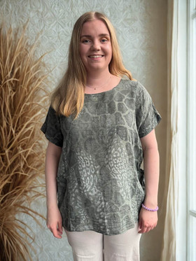 Riitta paita taskuilla khaki