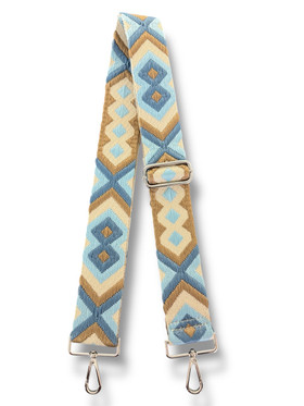 Säädettävä laukkuhihna pikalukolla vaaleansininen