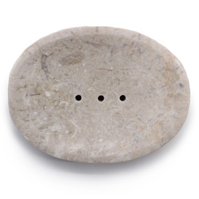 Marmori saippuakuppi kiveä vaalea