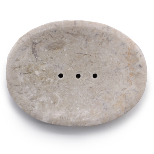 Marmori saippuakuppi kiveä vaalea