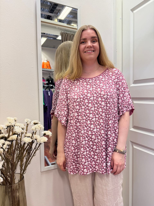 Seija kukkapaita vaaleanpunainen XXL/XXXL