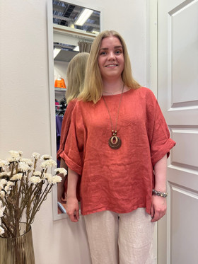 Silvia pellavapaita + koru punaruskea