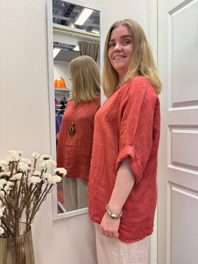 Silvia pellavapaita + koru punaruskea