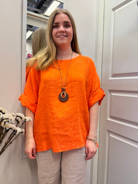 Silvia pellavapaita + koru oranssi