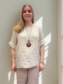 Silvia pellavapaita + koru beige