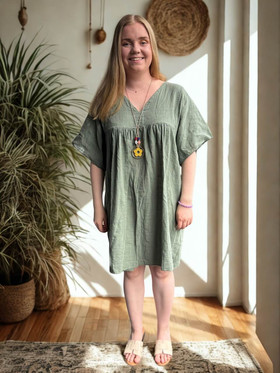 Sirpa tunika khaki + koru