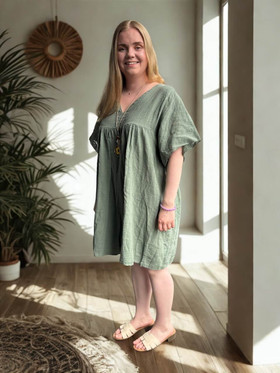 Sirpa tunika khaki + koru