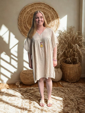 Sirpa tunika beige + koru