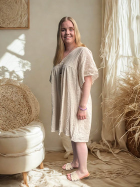Sirpa tunika beige + koru