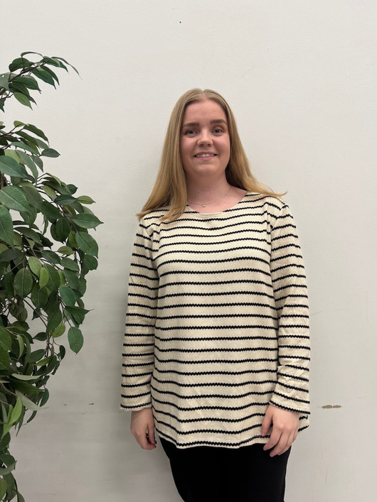 Sonja raitapaita musta