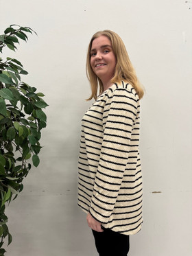 Sonja raitapaita musta