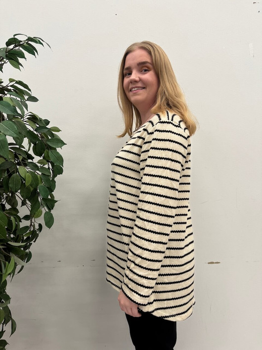 Sonja raitapaita musta