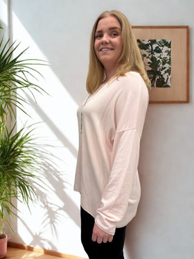 Stella neulepaita vaaleanpunainen + koru