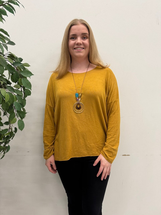 Stella neulepaita sinappi + koru