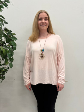 Stella neulepaita vaaleanpunainen + koru