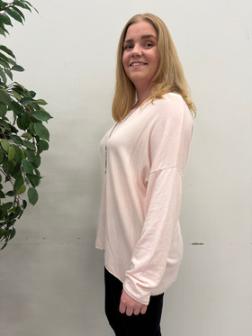 Stella neulepaita vaaleanpunainen + koru