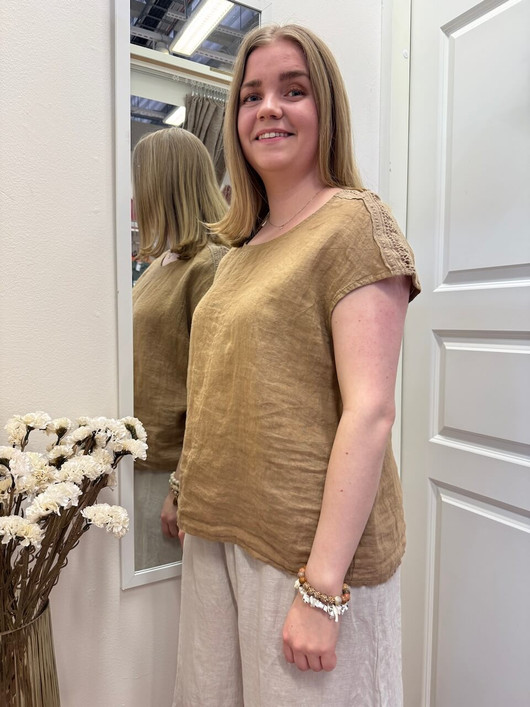 Susa pellavapaita kameli