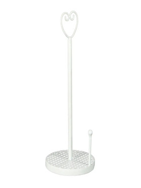 Talouspaperiteline sydämellä valkoinen