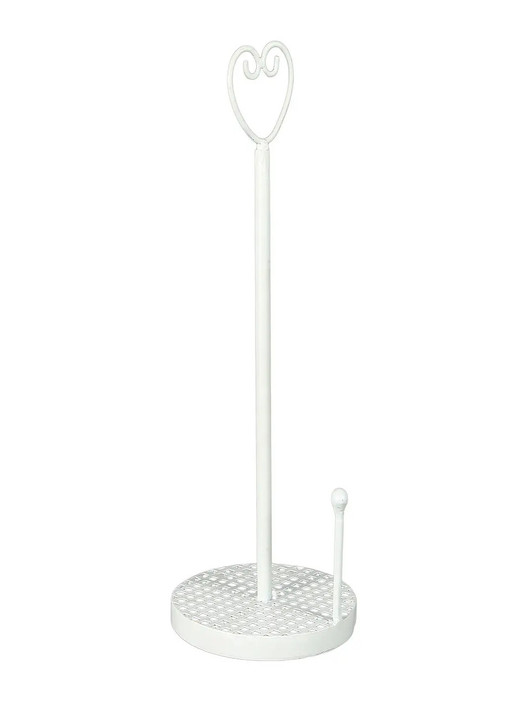 Talouspaperiteline sydämellä valkoinen