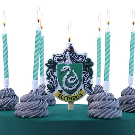 Harry Potter Slytherin Kakkukynttilät, 7kpl