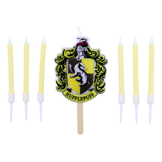 Harry Potter Hufflepuff Kakkukynttilät, 7kpl