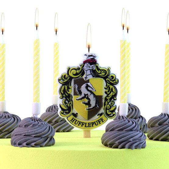 Harry Potter Hufflepuff Kakkukynttilät, 7kpl