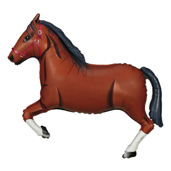 Folioilmapallo Hevonen Ruskea, 75cm