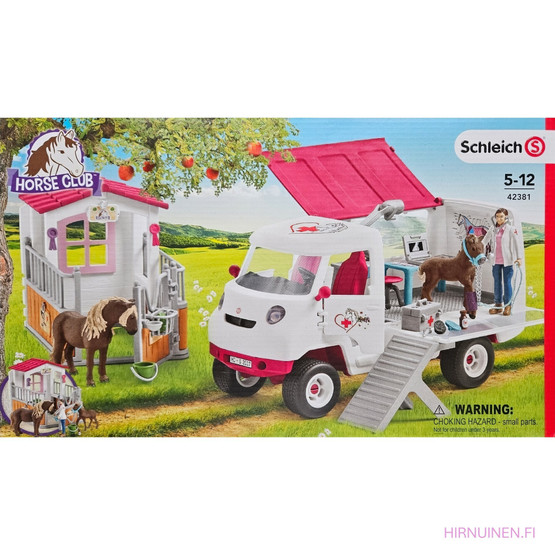 Schleich Eläinlääkäriauto ja pilttuu 42381 - Second Hand