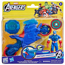 Avengers Captain America Turbo Cycle & Figure, 10cm