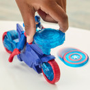 Avengers Captain America Turbo Cycle & Figure, 10cm