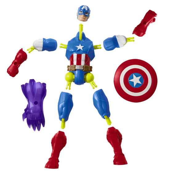Avengers MixMashers Figure, Captain America, 12cm