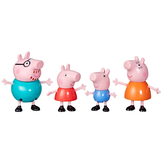 Pipsa Possu Perhe, 4 Hahmoa