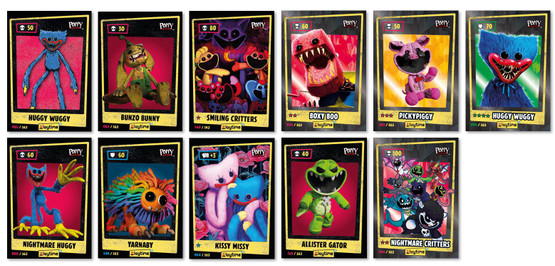 Poppy Playtime Keräilykortit, 5kpl