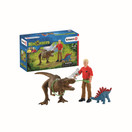 Schleich Tyrannosaurus Rexin hyökkäys 41465