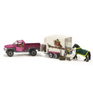 Schleich Pickup-auto ja Traileri 42346